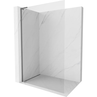 Mexen Kioto-X L Sprchová zástena 60 x 200 cm, priehľadná 10 mm, strieborná - 800-060-107-95-00-X