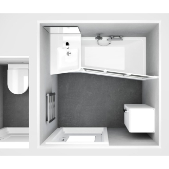 Ravak Vaňa BE HAPPY II 160x75 L snowwhite C961000000