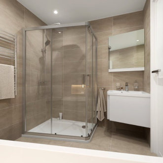Ravak Vanička ASYMETRIC PRO 120x90 L 10 ° white XA25G70101L