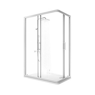Ravak Vanička GIGANT PRO 120x90 R 10 ° white XA05G70101P