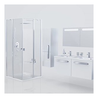 Ravak Vanička GIGANT PRO 120x90 CHROME white XA04G701010