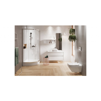 Cersanit Zip sprchovací kút štvrťkruh transp.sklo R55 90x190 S154-002