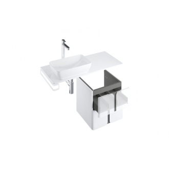 Ravak SD Balance 600 biela/grafit X000001367