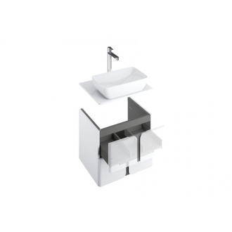Ravak SD Balance 600 biela/grafit X000001367
