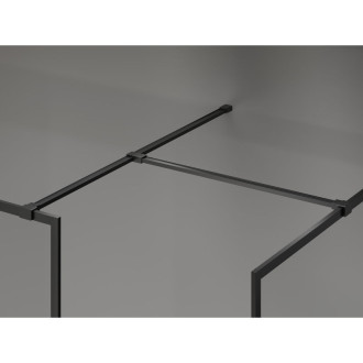 Mexen Kioto-XF Sprchová zástena s rámom 120 x 120 cm, 10 mm priehľadná, čierna - 800-120-202-04-70-120-XF