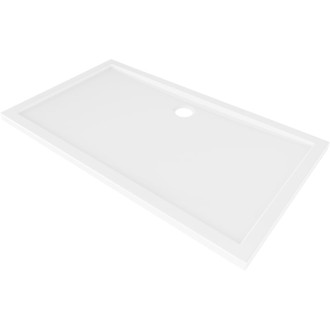Mexen Flow úzka obdĺžniková sprchová vanička 140 x 75 cm, biely lesk - 46R107514