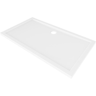 Mexen Flow úzka obdĺžniková sprchová vanička 140 x 95 cm, biely lesk - 46R109514