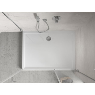 Mexen Flow+ obdĺžniková sprchová vanička 100 x 80 cm, biely lesk - 46R108010H