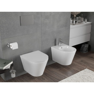 WC misa Mexen Rico Rimless Tornado, lesklá biela - 3372XX00T