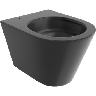 WC misa Mexen Rico Rimless Tornado, matne čierna - 3372XX85T