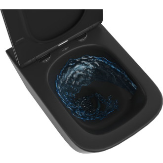 WC misa Mexen Teo Rimless Tornado, matne čierna - 3385XX85T