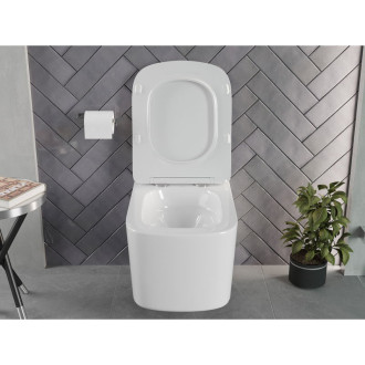 WC misa Mexen Vivo Rimless Tornado, lesklá biela - 3361XX00T