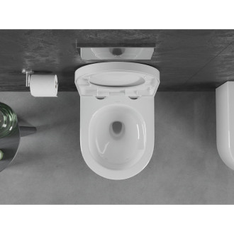 WC misa Mexen Sofia Rimless Tornado s tlmeným dovieraním sedátka, tvrdá, duroplast, lesklá biela - 30540200T