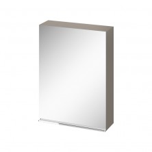 Cersanit Virgo zrkadlová skrinka 60 sivá, úchyt chróm S522-015