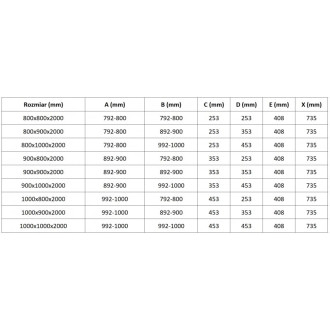 Polkruhový sprchovací kút Mexen Lunar L, ľavý, výklopný, 100 x 90 cm, priehľadný, kartáčovaný nikel - 833L-100L-090P-97-00