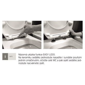 Mereo Baby WC sedátko Slim - duroplast, Soft - Close, nerez. pánty - Easy Lock biele CSS120