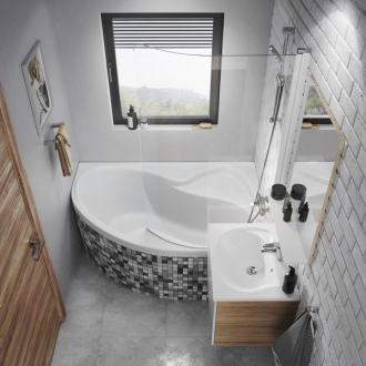 Ravak 922.00 Sprchový set - Ručná sprcha Flat M, tyč 60 cm, hadica X07S003
