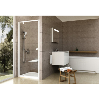 Ravak PDOP1-80 white/white+Transparent 03G40101Z1