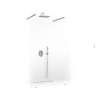 Ravak Walk In Wall-100 v.200 bright alu+Transparent GW9WA0C00Z1