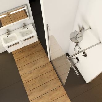 Ravak Walk In Wall-70 v.200 bright alu+Transparent GW9W10C00Z1