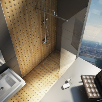 Ravak Walk In Wall-140 v.200 black+Transparent GW9WM0300Z1