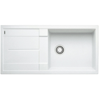 Blanco METRA XL 6 S 515136 drez s odkvapom, obojstranný biela drez vstavaný