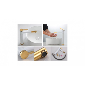 Rea Batéria umývadlová vysoká Smart WhiteGold REA-B8400