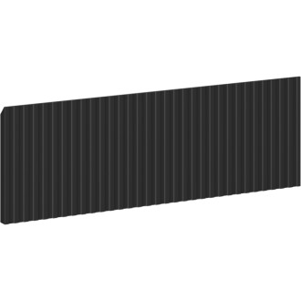 Drážkovaná predná strana Mexen Rivel pre korpus kúpeľňovej skrinky 50 x 20 cm, matná čierna - 91A20-0500-235-1-71