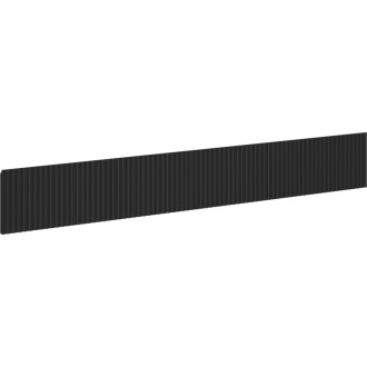 Drážkovaná predná strana Mexen Rivel pre korpus kúpeľňovej skrinky 160 x 20 cm, matná čierna - 91A20-1600-235-1-71