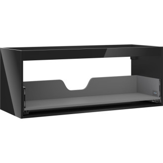 Korpus umývadlovej skrinky Mexen Box-A 120 cm, 1 zásuvka, čierny lesk - 91AX0-1200-470-1-70