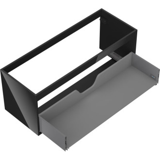 Korpus umyvadlové skříňky Mexen Box-A 120 cm, 1 zásuvka, černý lesk - 91AX0-1200-470-1-70