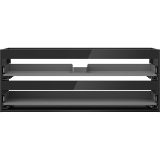 Korpus umyvadlové skříňky Mexen Box-A 120 cm, 2 zásuvky, černý lesk - 91AX0-1200-470-2-70