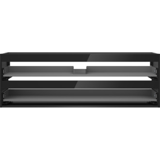 Korpus umyvadlové skříňky Mexen Box-A 140 cm, 2 zásuvky, černý lesk - 91AX0-1400-470-2-70