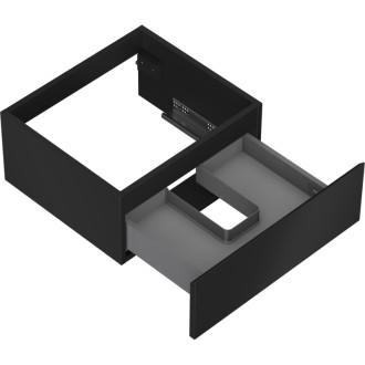 Mexen Orio koupelnová skříňka pod umyvadlo 50 cm, 1 zásuvka, matná černá - 91A10-05023-1-BF71