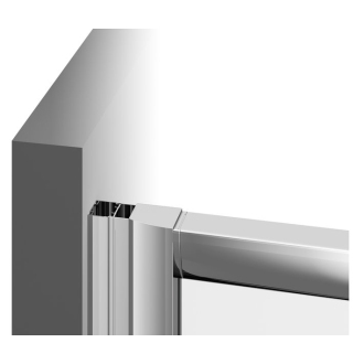 Ravak BLRV2-90 satin+Transparent 1LV70U00Z1