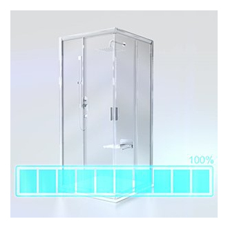 Ravak BLCP4-90 white+Transparent 3B270100Z1