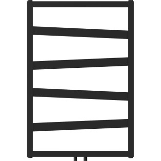 Dekoratívny kúpeľňový radiátor Mexen Zoom 770 x 530 mm, 275 W, čierny - W130-0770-530-00-70