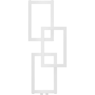 Dekoratívny kúpeľňový radiátor Mexen Grid 870 x 360 mm, 209 W, biely - W215-0870-360-00-20