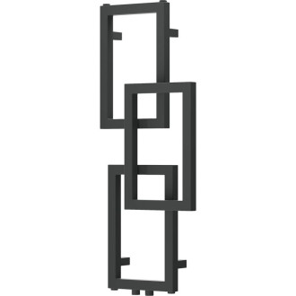 Dekoratívny kúpeľňový radiátor Mexen Grid 870 x 360 mm, 209 W, antracit - W215-0870-360-00-66