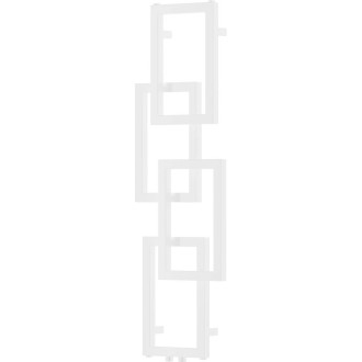 Dekoratívny kúpeľňový radiátor Mexen Grid 1115 x 360 mm, 279 W, biely - W215-1115-360-00-20