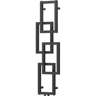 Dekoratívny kúpeľňový radiátor Mexen Grid 1115 x 360 mm, 279 W, antracit - W215-1115-360-00-66