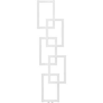 Dekoratívny kúpeľňový radiátor Mexen Grid 1360 x 390 mm, 349 W, biely - W215-1360-390-00-20