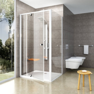 Ravak PPS-100 black+Transparent 90GA0300Z1