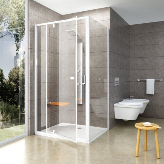 Ravak PPS-100 black+Transparent 90GA0300Z1