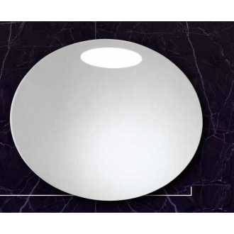 SPRÁVA oválne zrkadlo s LED osvetlením V 500 × Š 700 mm ZRLUZN5070