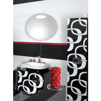 SPRÁVA oválne zrkadlo s LED osvetlením V 500 × Š 700 mm ZRLUZN5070