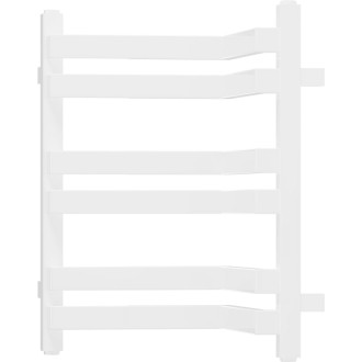 Kúpeľňový radiátor Mexen Loop 500 x 375 mm, 253 W, biely - W129-0500-350-00-20
