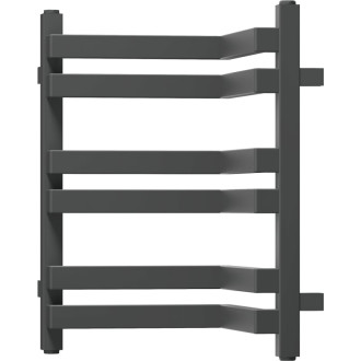 Kúpeľňový radiátor Mexen Loop 500 x 375 mm, 253 W, antracit - W129-0500-350-00-66