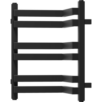 Kúpeľňový radiátor Mexen Loop 500 x 375 mm, 253 W, čierny - W129-0500-350-00-70
