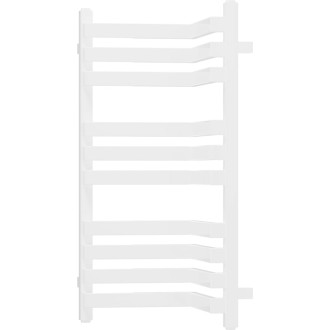 Kúpeľňový radiátor Mexen Loop 750 x 375 mm, 413 W, biely - W129-0750-350-00-20